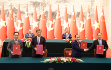 Tổng Bí thư, Chủ tịch nước Tô Lâm và Tổng Bí thư, Chủ tịch nước Tập Cận Bình chứng kiến Lễ ký các văn kiện hợp tác giữa hai nước