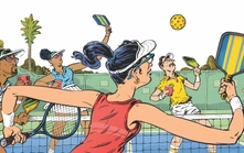Người chơi pickleball hình thành trào lưu mới khi đi học thêm... tennis