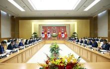 Thủ tướng Lê Minh Hưng hội kiến Tổng thống Hàn Quốc Lee Jae Myung