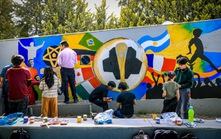 World Cup 2026: Hàng nghìn bức tranh tường lan tỏa thông điệp đoàn kết