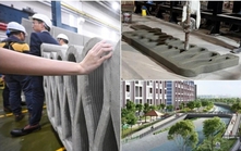 Singapore xây cầu đi bộ bê tông đầu tiên bằng công nghệ in 3D