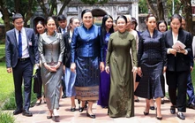 Phu nhân Thủ tướng Lê Minh Hưng cùng Phu nhân Thủ tướng các nước Lào, Campuchia, Thái Lan tham gia hoạt động giao lưu văn hóa