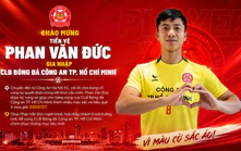 Phan Văn Đức gia nhập CLB Công an TP.HCM