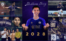 Hùng Dũng gia hạn hợp đồng với CLB Hà Nội đến năm 2028