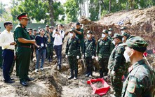 Phát hiện 8 mộ tập thể và quy tập 311 hài cốt liệt sĩ tại công viên Lê Thị Riêng