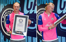 Erling Haaland nhận 4 kỷ lục Guinness trước mùa giải mới
