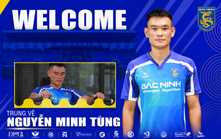 CLB Bắc Ninh chiêu mộ Minh Tùng, nâng số tân binh lên 13