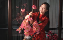Từ kỹ thuật nặn tò he, bánh Trung thu “nở” thành những đoá hoa