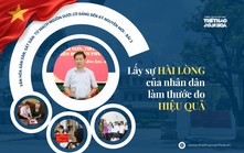 Lấy sự hài lòng của nhân dân làm thước đo hiệu quả