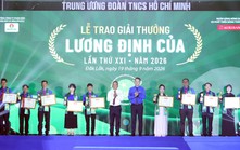 30 nhà nông trẻ nhận Giải thưởng Lương Định Của lần thứ XXI năm 2026