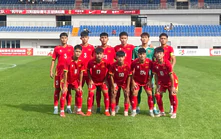 U16 Việt Nam ghi 2 bàn vào lưới Australia trong ngày ra quân CFA Team China 2026