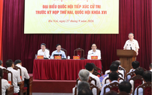 Tổng Bí thư, Chủ tịch nước tiếp xúc cử tri Hà Nội trước Kỳ họp thứ hai, Quốc hội khóa XVI