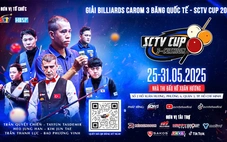 SCTV Cup 2025: Giải Billiards Carom 3 băng quốc tế – 500 triệu đồng chờ nhà vô địch