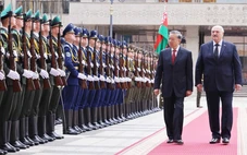 Lễ đón Tổng Bí thư Tô Lâm thăm cấp Nhà nước Cộng hòa Belarus