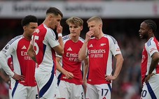 Dùng đội hình mạnh nhất, Arsenal vẫn thua ngược trước thềm đại chiến với PSG