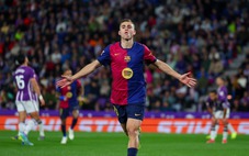 Barcelona lội ngược dòng ở Valladolid trước thềm hai trận đấu lớn