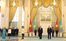 Hình ảnh Lễ đón Tổng Bí thư Tô Lâm và Phu nhân thăm cấp Nhà nước Cộng hòa Kazakhstan