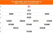 XSHCM 10/5 - XSTP - Kết quả xổ số Hồ Chí Minh hôm nay ngày 10/5/2025