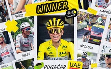 Tadej Pogacar vô địch Tour de France lần thứ tư với màn trình diễn siêu việt