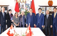Chủ tịch Quốc hội Trần Thanh Mẫn tiếp Chủ tịch Hội Hữu nghị Thụy Sĩ - Việt Nam