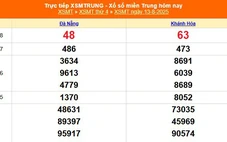 XSMT 13/8 - Kết quả xổ số miền Trung hôm nay 13/8/2025 - Kết quả XSMT thứ Tư ngày 13 tháng 8