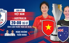 Lịch thi đấu bóng đá hôm nay 16/8: Trực tiếp nữ Việt Nam đấu với Úc