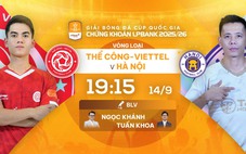 Lịch thi đấu bóng đá hôm nay 14/9: Trực tiếp derby Hà Nội, derby Manchester