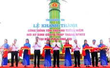 Khánh thành công trình tôn tạo Khu tưởng niệm nơi hy sinh của 16 Thanh niên xung phong