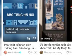 Đồ án thiết kế “gây sốt” về nhận diện Bảo tàng Hà Nội trưng bày tại Văn Miếu