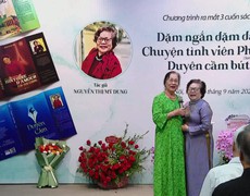 Nữ tác giả U90 ra mắt cùng lúc 3 cuốn sách