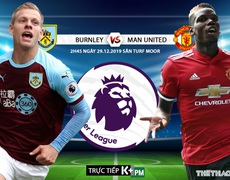 Nhận định bóng đá Burnley vs MU ( 2h45 ngày 29/12). Vòng 20 Giải ngoại hạng Anh. Trực tiếp K= PM