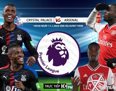 Nhận định bóng đá Crystal Palace vs Arsenal (19h30 ngày 11/1). Vòng 22 giải Ngoại hạng Anh