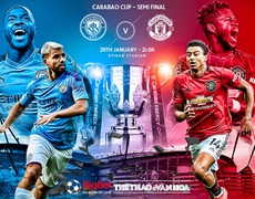 Nhận định bóng đá Manchester UTD - Manchester City. Bán kết lượt đi Cúp Liên đoàn Anh
