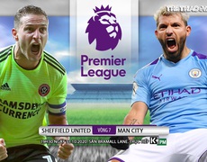 Nhận định bóng đá nhà cái Sheffield Utd vs Man City. Vòng 7 Giải ngoại hạng Anh. Trực tiếp K+ PM