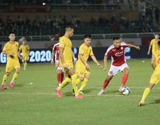 Bàn thắng và highlight Hồng Lĩnh Hà Tĩnh 2-3 TPHCM, vòng 6 nhóm A V League 2020