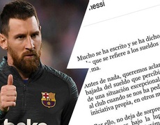 Messi chấp nhận giảm 70% lương ở Barca, trở thành cầu thủ mất nhiều tiền nhất vì COVID-19