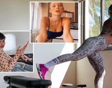 Vợ của Ronaldo gây sốt với trang phục thể thao