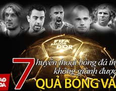 7 huyền thoại bóng đá thế giới không thể giành được Quả bóng Vàng