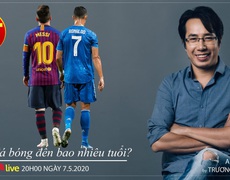 HOT TREND Thể thao cùng BLV Trương Anh Ngọc. Số 7: Messi và Ronaldo đá bóng đến bao nhiêu tuổi?