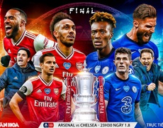 Nhận định bóng đá bóng đá Arsenal vs Chelsea.Chung kết cúp FA. Trực tiếp SCTV thể thao, FPT