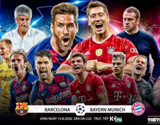 Nhận định bóng đá nhà cái Barcelona- Bayern Munich. Tứ kết Cúp C1 châu Âu. Trực tiếp K+PM 