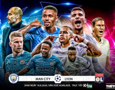 Nhận định bóng đá nhà cái Manchester City - Lyon. Tứ kết Cúp C1 châu Âu. Trực tiếp K+PM 