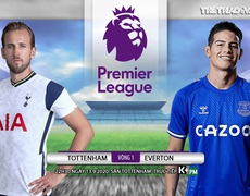 Soi kèo bóng đá. Tottenham - Everton Vòng 1 Ngoại hạng Anh. Trực tiếp K+PM 