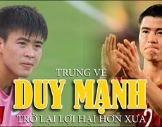 Duy Mạnh quyết tìm lại phong độ chính mình khi trở lại Vleague 2021