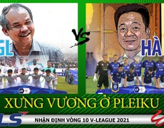 Trước vòng 10 V-League 2021: Bầu Đức hay bầu Hiển xưng vương?