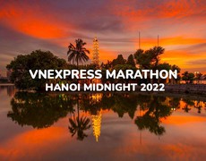 10.000 runner tranh tài ở giải Marathon Hanoi Midnight 2022