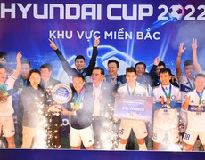 Xác định 8 đội bóng tham dự vòng chung kết Cúp bóng đá 7 người quốc gia Hyundai Cup 2022 