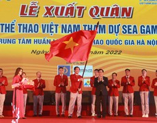 Đoàn TTVN xuất quân, đặt mục tiêu đứng số 1 tại SEA Games 31