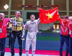 Vũ Thành An mang về HCV đầu tiên cho Đấu kiếm ở SEA Games 31