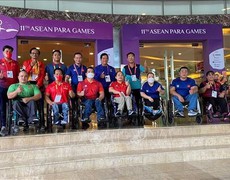 Đoàn thể thao Việt Nam sẵn sàng chinh phục ASEAN Para Games 11